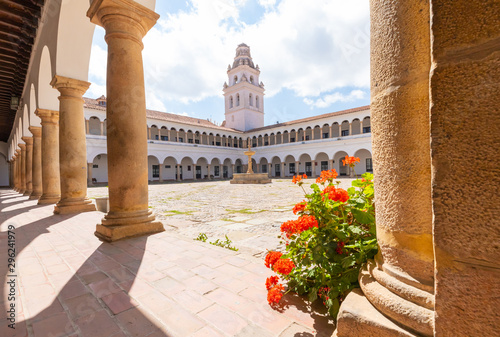 Sucre Bolivia patio of the library arcades photo