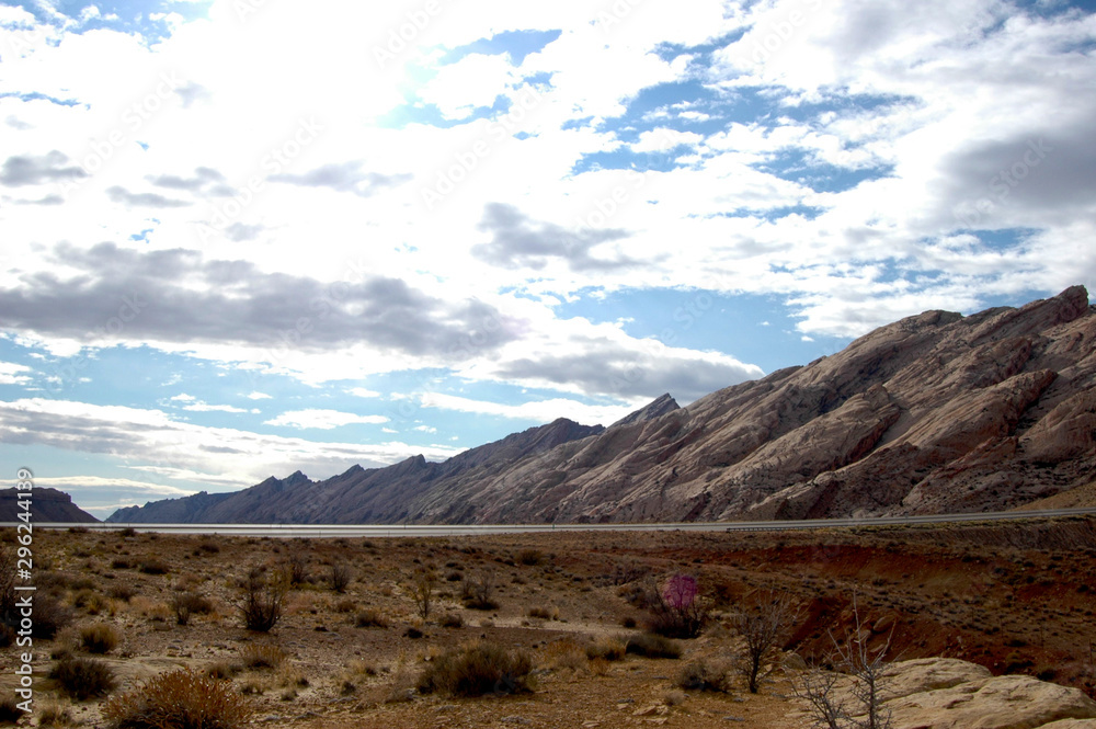 Geological range in the desert