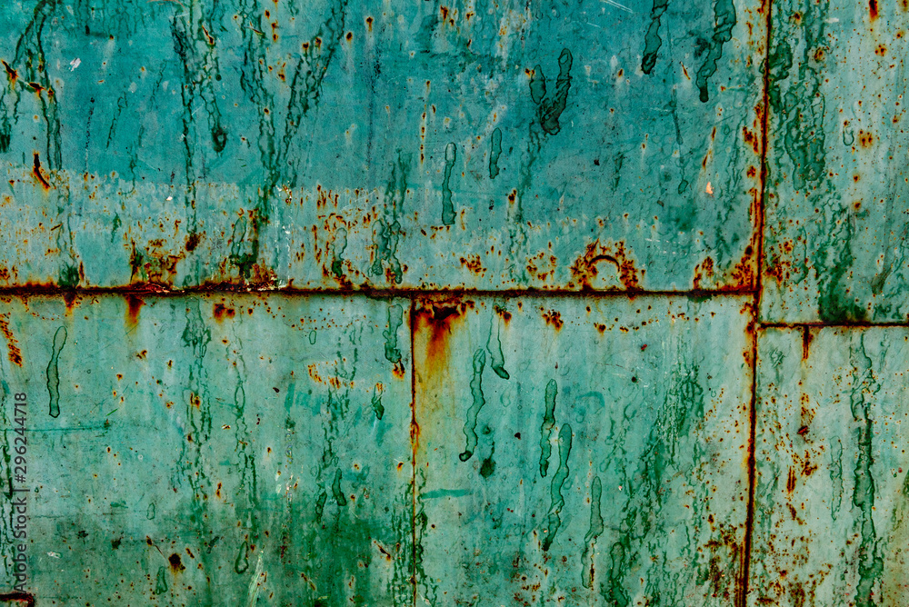 Metal texture with scratches and cracks which can be used as a background