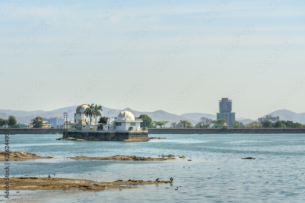 Solar Observatory on Fateh Sagar lake in Udaipur. India Solar Observatory on Fateh Sagar lake in Udaipur. India