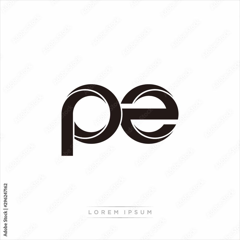 pz Initial Letter Split Lowercase Modern Monogram linked outline rounded logo pz Initial Letter Split Lowercase Modern Monogram linked outline rounded logo