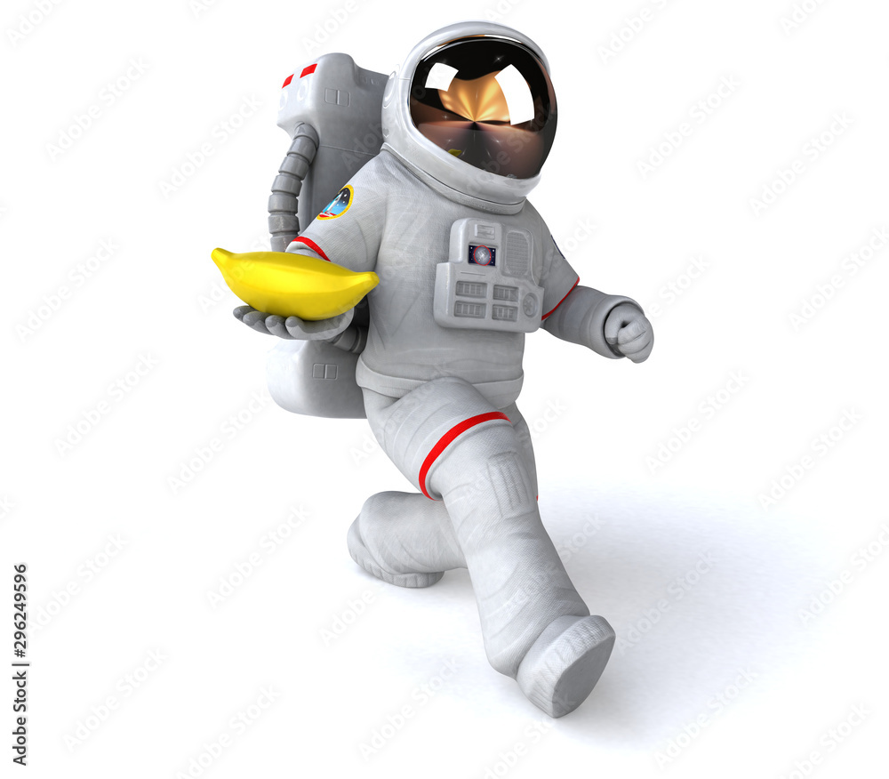 Fun astronaut - 3D Illustration Fun astronaut - 3D Illustration