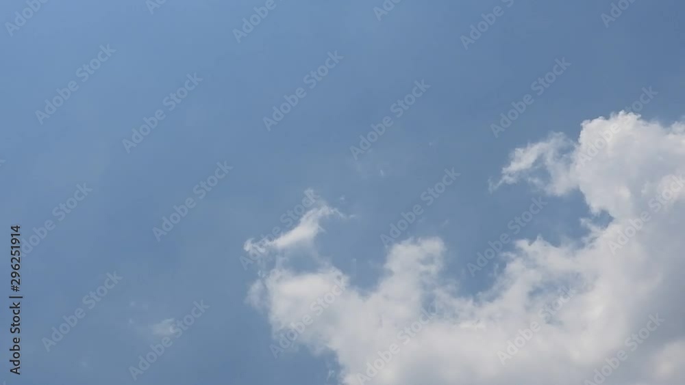 Time lapse of cumulus clouds Time lapse of cumulus clouds