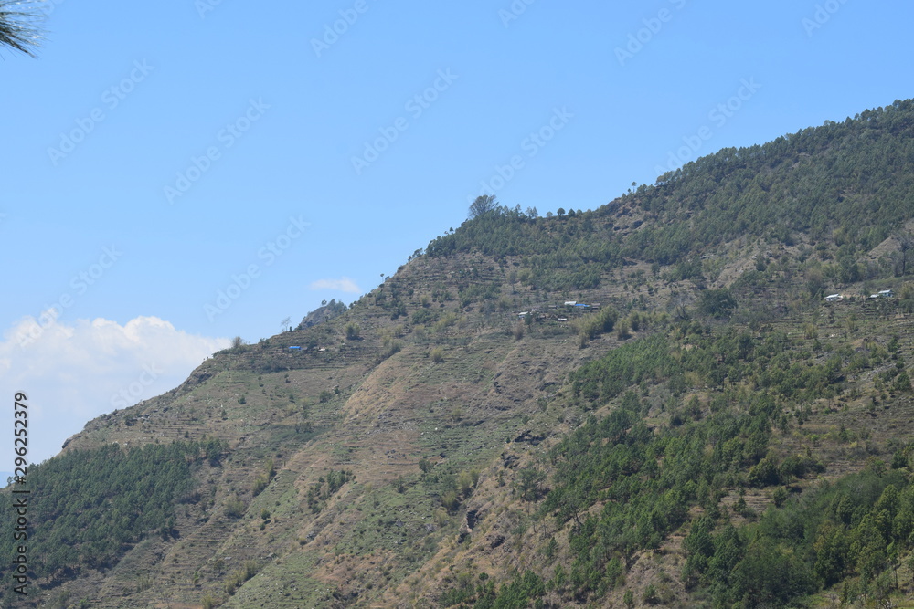Obraz premium Beautiful landscape in eastern part of Nepal hillside