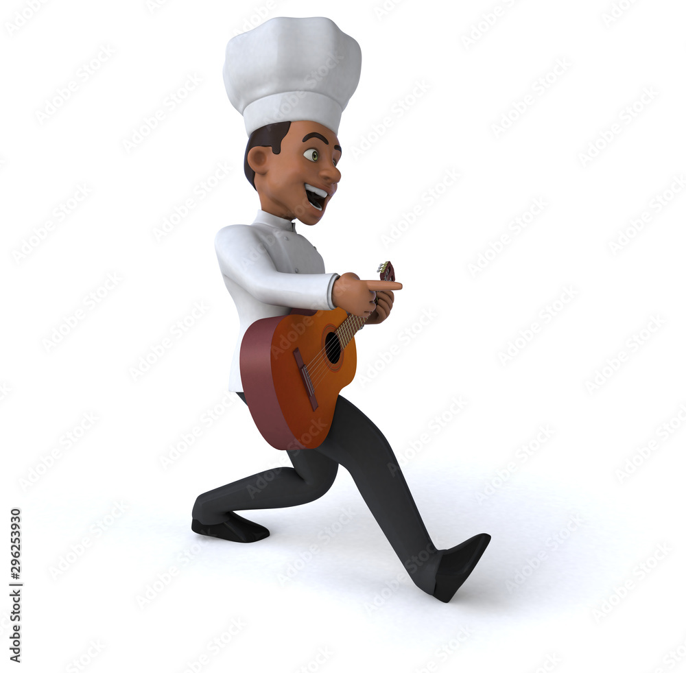 Fun chef - 3D Illustration