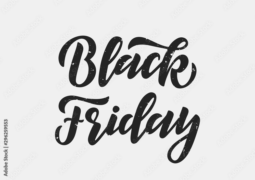 Black friday hand drawn lettering Black friday hand drawn lettering