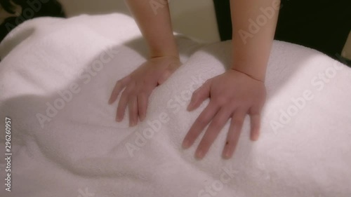 Close up of massage techniques