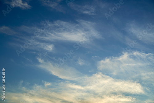 Fototapeta Naklejka Na Ścianę i Meble -  blue sky background with white clouds