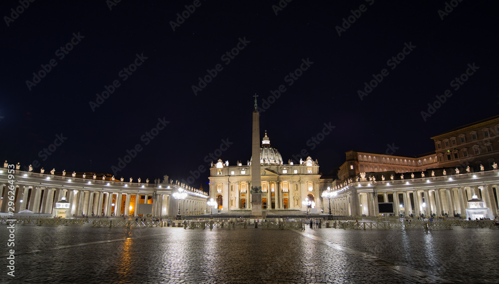 Basilica of Saint Peter in Vatican at September 2019.