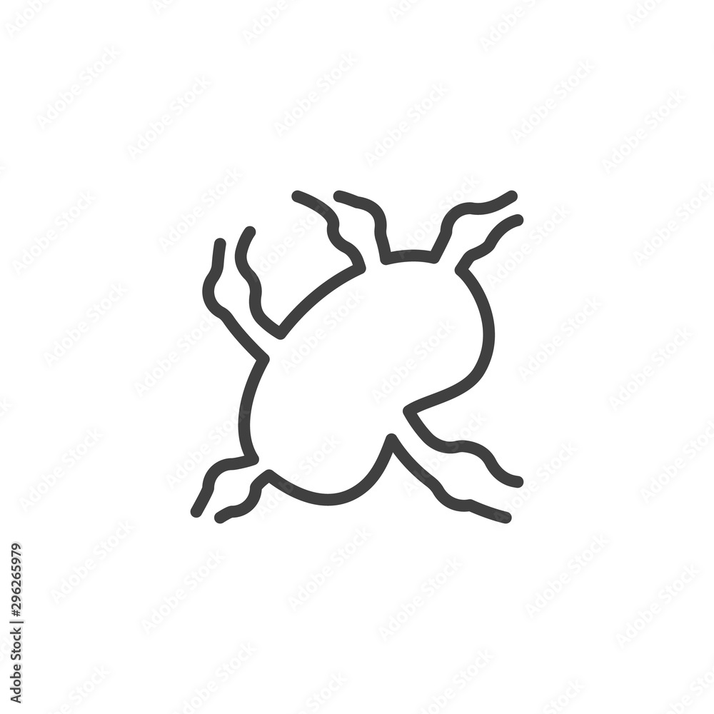Lymph node line icon. linear style sign for mobile concept and web design. Human Lymph outline vector icon. Symbol, logo illustration. Vector graphics Lymph node line icon. linear style sign for mobile concept and web design. Human Lymph outline vector icon. Symbol, logo illustration. Vector graphics