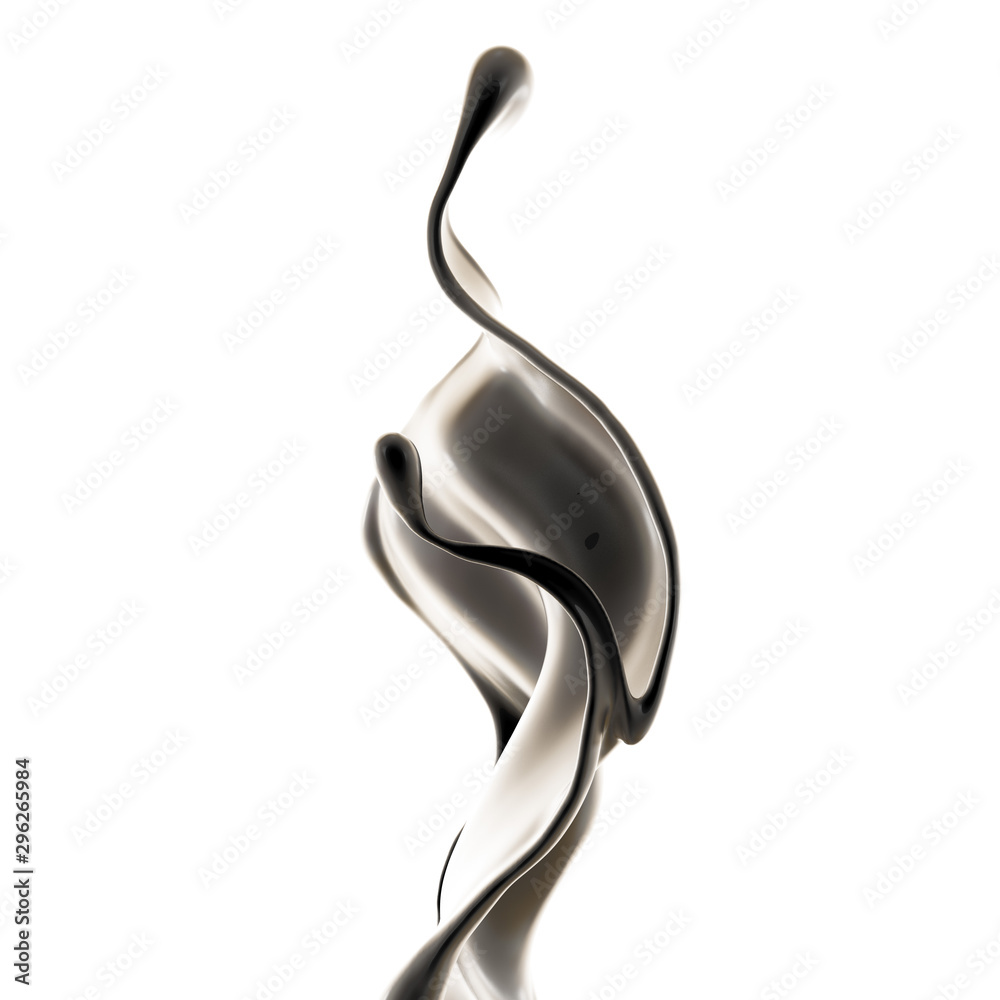 Splash fluid. 3d illustration, 3d rendering. Splash fluid. 3d illustration, 3d rendering.