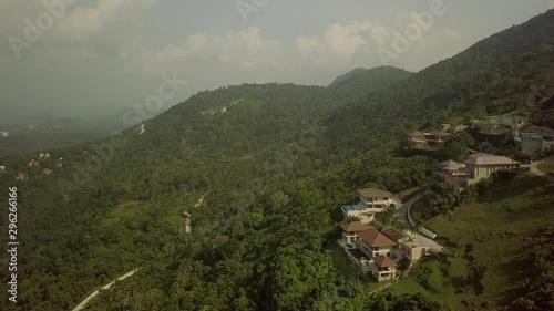 Anthong Hills - Passing over Houses and jungle - koh samui - Thailand photo