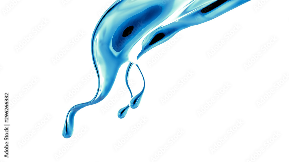 Splash fluid. 3d illustration, 3d rendering. Splash fluid. 3d illustration, 3d rendering.
