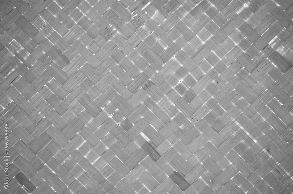 Full Frame Shot Of Wicker Basket. Black and White background and Texture. Dark tone. Full Frame Shot Of Wicker Basket. Black and White background and Texture. Dark tone.