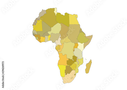 Category color Africa map wallpaper 