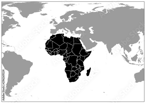 Structure Black Africa map wallpaper global 
