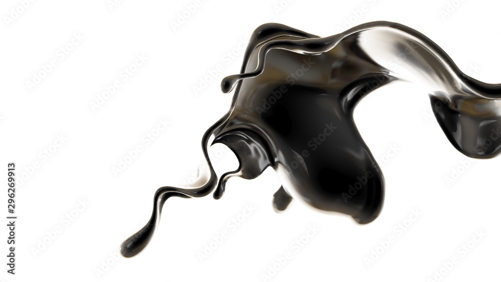 Splash fluid. 3d illustration, 3d rendering. Splash fluid. 3d illustration, 3d rendering.
