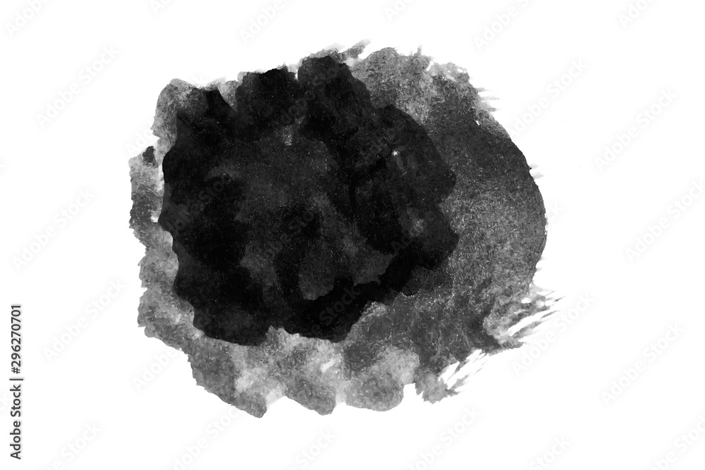 Abstract Ink Paint isolate on background