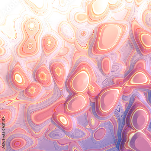 Wallpaper Mural Soft, nice abstract background in bright colors. 3d illustration, 3d rendering. Torontodigital.ca