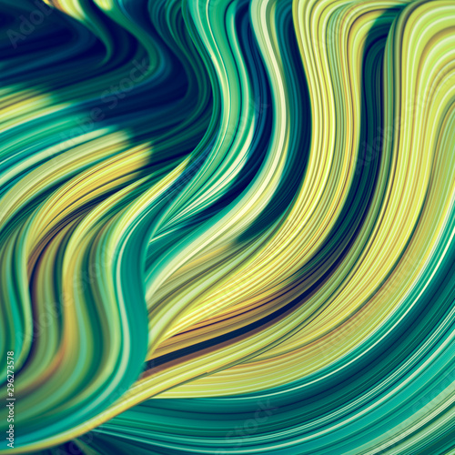Elegant colored background with lines. 3d illustration  3d rendering.