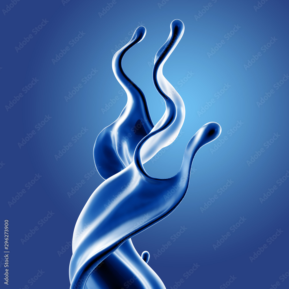 Splash fluid. 3d illustration, 3d rendering. Splash fluid. 3d illustration, 3d rendering.