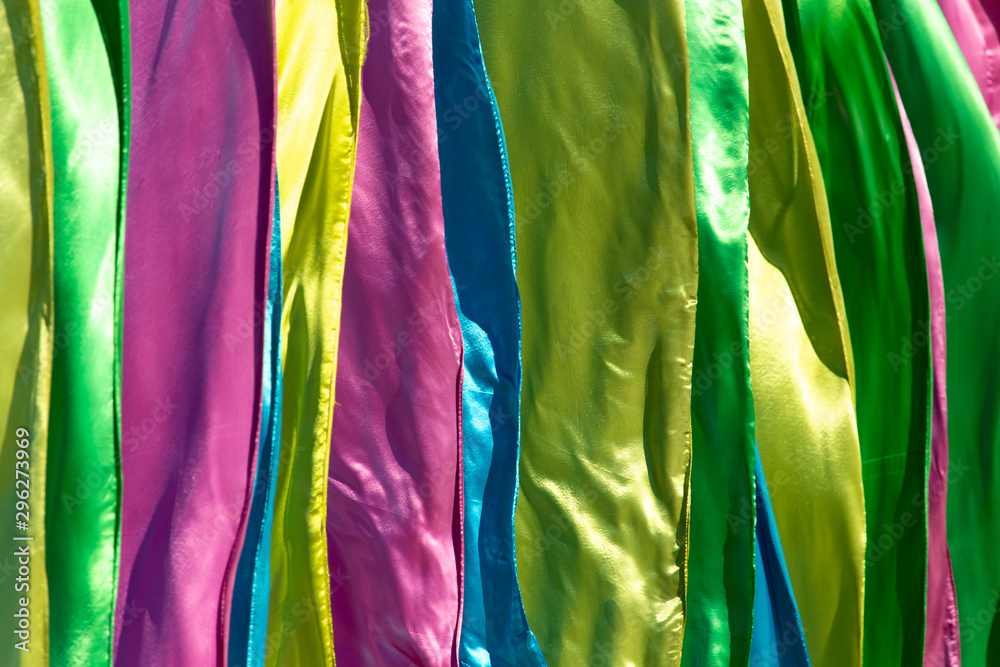 Multi-colored flags as an abstract background Multi-colored flags as an abstract background