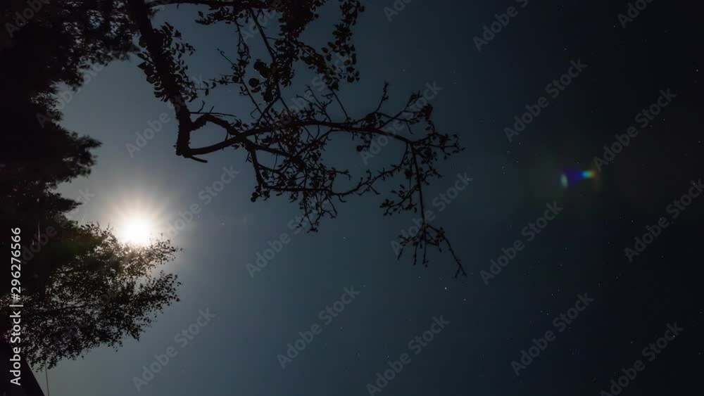 vertical waiting time lapse of moon and sky full of stars. will be most suitable for mobile videos&stories or vertical movies vertical waiting time lapse of moon and sky full of stars. will be most suitable for mobile videos&stories or vertical movies