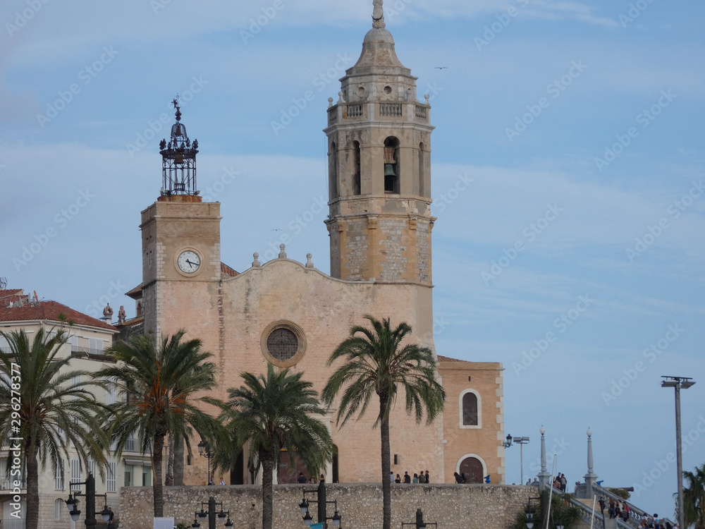 Cau Ferrat, Iglesia de Sitges, Barcelona, Cataluña, España