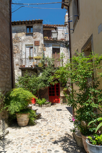 Fototapeta Naklejka Na Ścianę i Meble -  Calcata, historic village in Italy