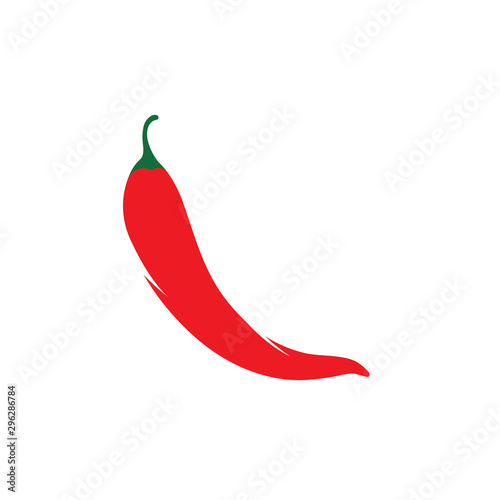 Hot Chili vector icon illustration