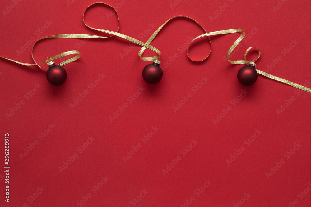 Red abstract Christmas background Red abstract Christmas background