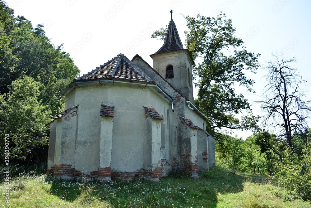 Engelthal (Mighindoala) deserted village ruins