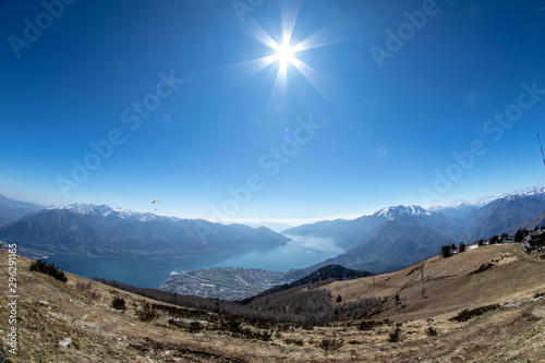 Monte Bre, lake Switzerland