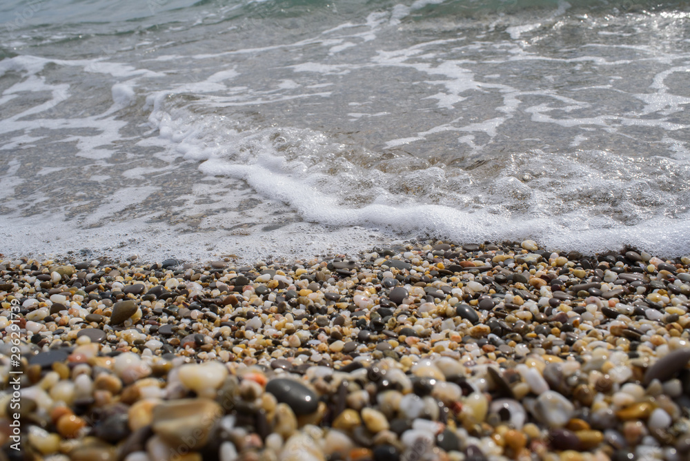 The shore of the Black Sea. Warm air and sea, tourism and pleasure The shore of the Black Sea. Warm air and sea, tourism and pleasure