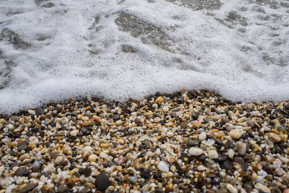 The shore of the Black Sea. Warm air and sea, tourism and pleasure The shore of the Black Sea. Warm air and sea, tourism and pleasure