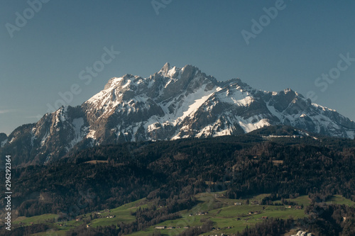 Switzerland mountain scenery from Monte Bre