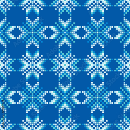 Seamless knitted pattern. A warm sweater. Vector illustration for web design or print.