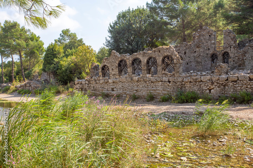View on the ancient ruins o...