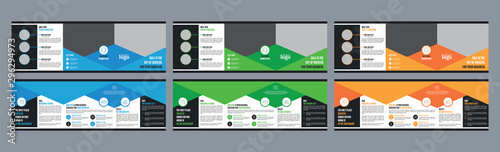 Square Trifold Business vector template. Brochure design, cover modern layout, annual report, poster, flyer in A4 with colorful shapes for tech, science, market with light background