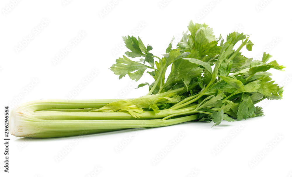 fresh celery isolated on white background fresh celery isolated on white background