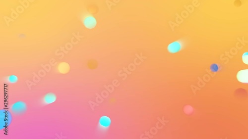 Pastel Colored Bokeh Loop-able Background