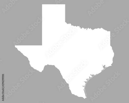 Karte von Texas
