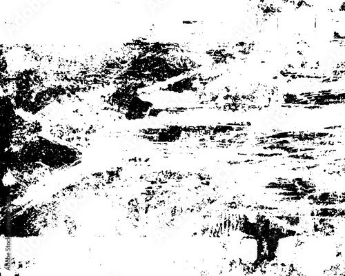 Vector blank grained and scratched film strip texture background. Old film effect