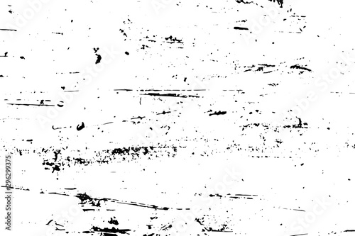 Vector blank grained and scratched film strip texture background. Old film effect