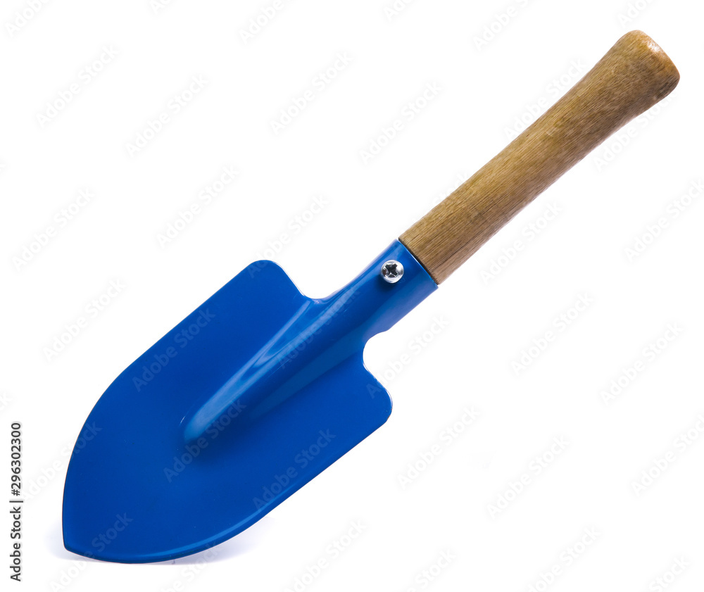 Garden tools shovel and fork isolated on white background Garden tools shovel and fork isolated on white background