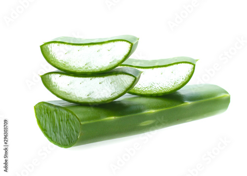 Wallpaper Mural Aloe sliced, isolated on a white background Torontodigital.ca