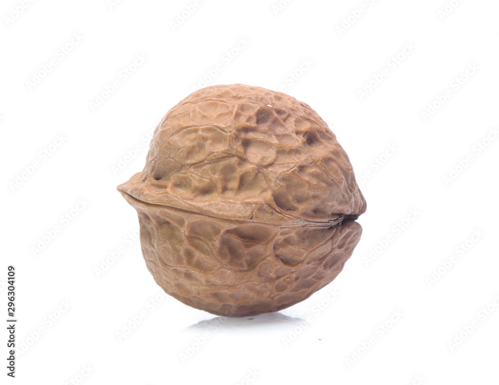 Fototapeta premium Walnut isolated on white background