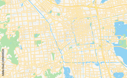 Printable street map of Suzhou  China