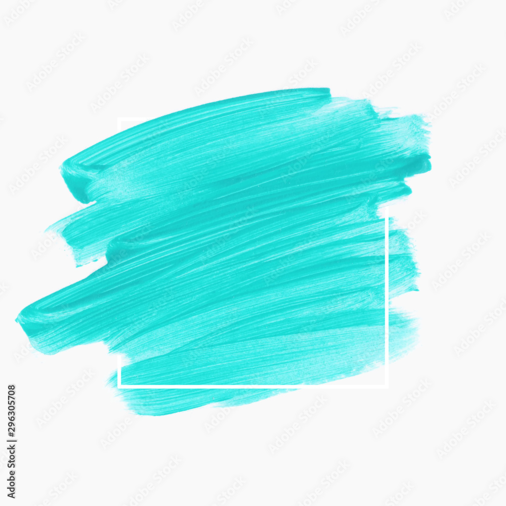 Logo Art Design brush stroke paint abstract shape background - Vector.