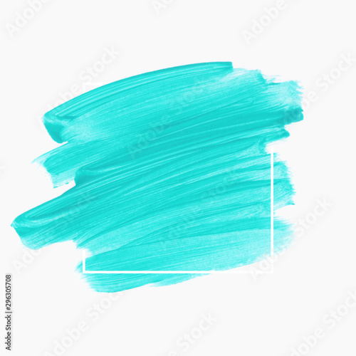 Logo Art Design brush stroke paint abstract shape background - Vector.